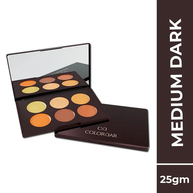 Colorbar 24Hrs Wear Concealer Palette-Medium Deep