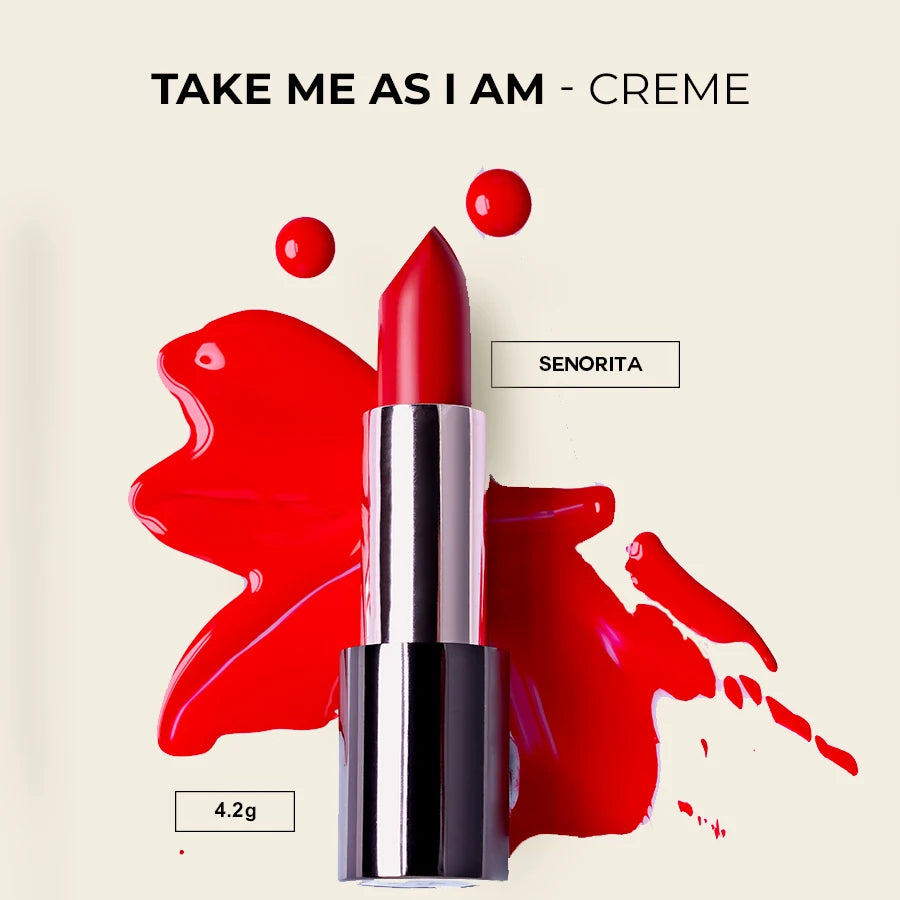 TAKE ME AS I AM VEGAN CRÈME LIPSTICK