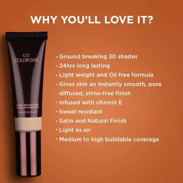 COLORBAR 24HRS WEIGHTLESS LIQUID FOUNDATION
