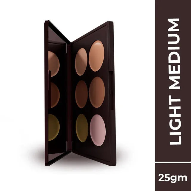 Colorbar 24Hrs Wear Concealer Palette-Light medium