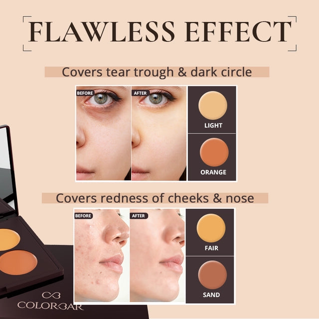 Colorbar 24Hrs Wear Concealer Palette-Medium Deep