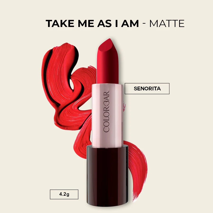 TAKE ME AS I AM VEGAN MATTE  LIPSTICK